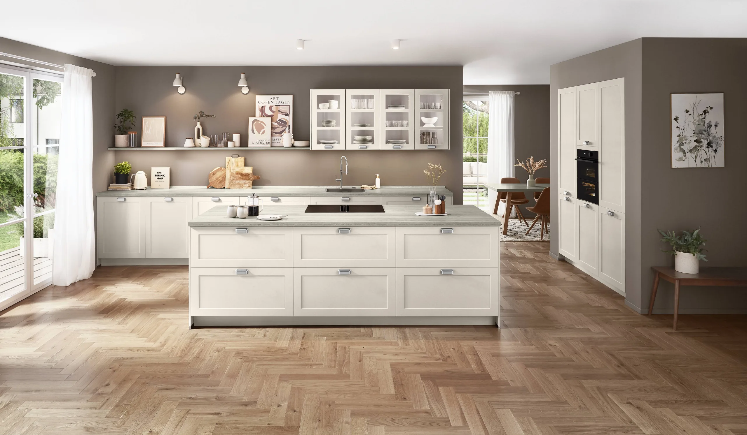 nobilia Küche Nordic Sand Perfect matt bei SORI Studios