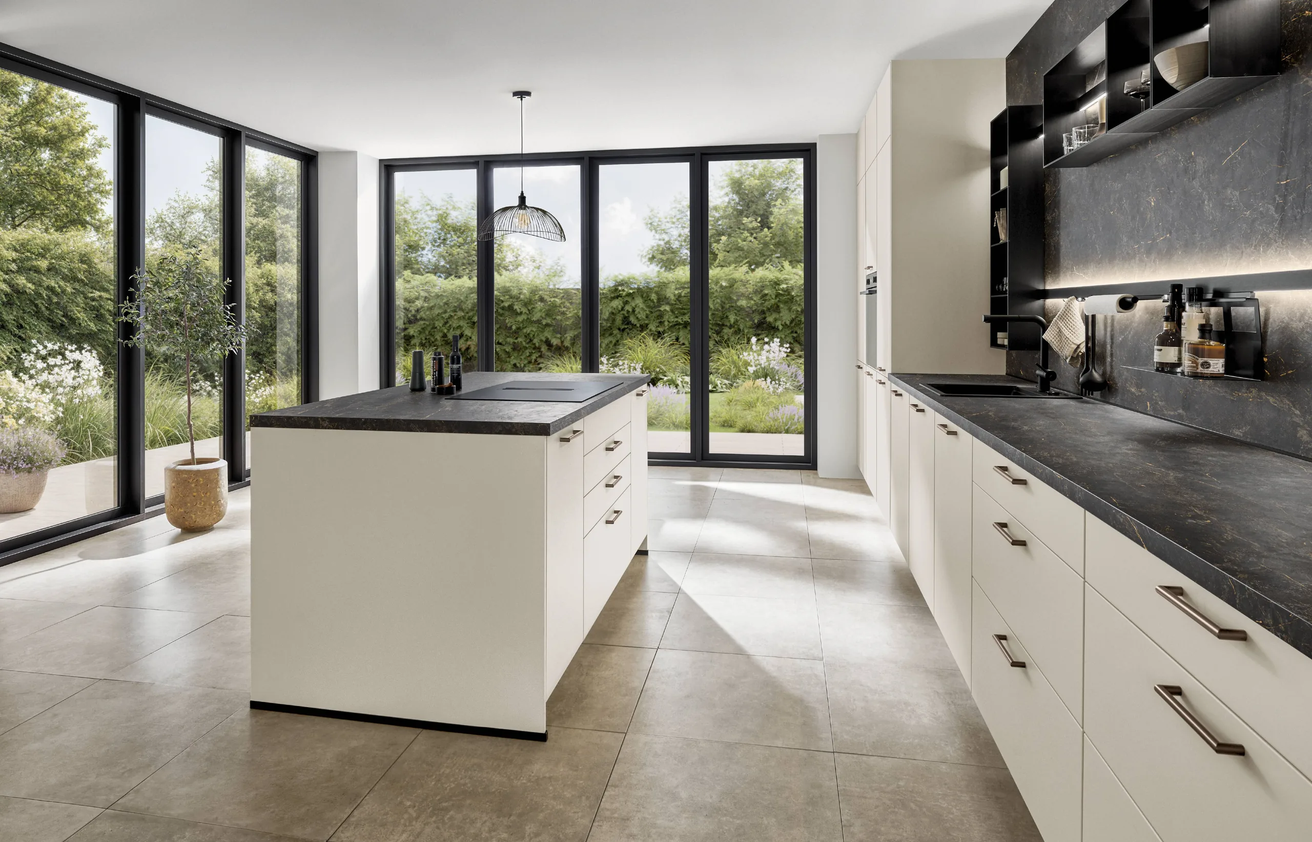 nobilia Küche Softline Magnolia Perfect matt bei SORI Studios